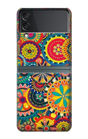 Samsung Galaxy Flip3 5G Hard Case Colorful Pattern
