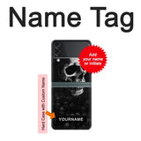 Samsung Galaxy Flip3 5G Hard Case Death Skull with custom name