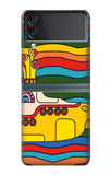 Samsung Galaxy Flip3 5G Hard Case Hippie Yellow Submarine