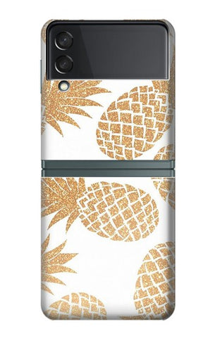 Samsung Galaxy Flip3 5G Hard Case Seamless Pineapple