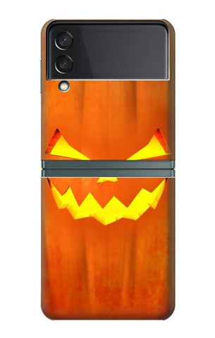 Samsung Galaxy Flip3 5G Hard Case Pumpkin Halloween