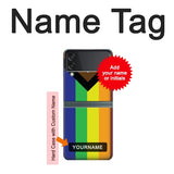 Samsung Galaxy Flip3 5G Hard Case Pride Flag LGBT with custom name