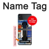 Samsung Galaxy Flip4 Hard Case Payphone with custom name