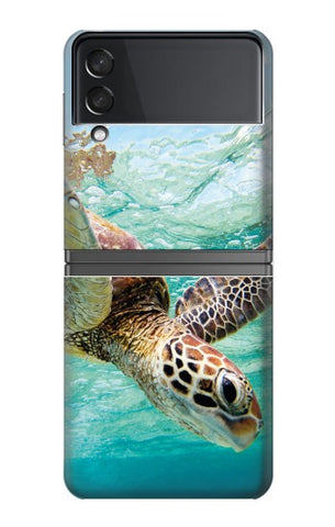 Samsung Galaxy Flip4 Hard Case Ocean Sea Turtle