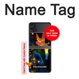 Samsung Galaxy Flip4 Hard Case Tinkerbell Magic Sparkle with custom name
