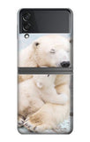 Samsung Galaxy Flip4 Hard Case Polar Bear Hug Family