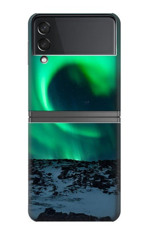 Samsung Galaxy Flip4 Hard Case Aurora Northern Light