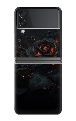 Samsung Galaxy Flip4 Hard Case Burned Rose