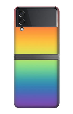 Samsung Galaxy Flip4 Hard Case LGBT Gradient Pride Flag