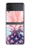 Samsung Galaxy Flip4 Hard Case Pink Pineapple