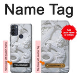 Motorola Moto G50 Hard Case Dragon Carving with custom name