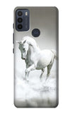 Motorola Moto G50 Hard Case White Horse