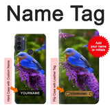 Motorola Moto G50 Hard Case Bluebird of Happiness Blue Bird with custom name