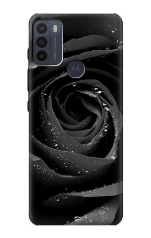 Motorola Moto G50 Hard Case Black Rose