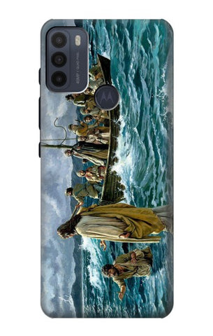 Motorola Moto G50 Hard Case Jesus Walk on The Sea