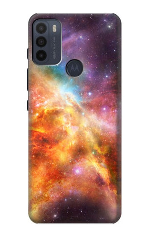 Motorola Moto G50 Hard Case Nebula Rainbow Space