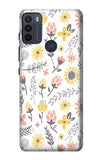 Motorola Moto G50 Hard Case Pastel Flowers Pattern