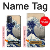 Motorola Moto G50 Hard Case Katsushika Hokusai The Great Wave off Kanagawa with custom name