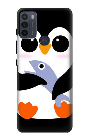 Motorola Moto G50 Hard Case Cute Baby Penguin