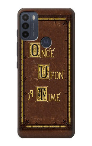 Motorola Moto G50 Hard Case Once Upon a Time Book Cover