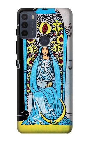 Motorola Moto G50 Hard Case The High Priestess Vintage Tarot Card