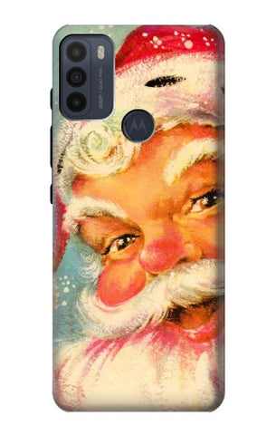 Motorola Moto G50 Hard Case Christmas Vintage Santa