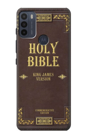 Motorola Moto G50 Hard Case Holy Bible Cover King James Version