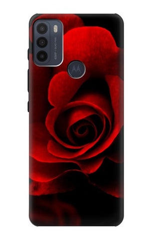 Motorola Moto G50 Hard Case Red Rose