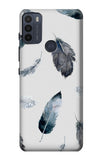 Motorola Moto G50 Hard Case Feather Paint Pattern