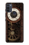 Motorola Moto G50 Hard Case Steampunk Clock Gears