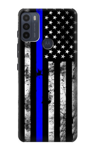 Motorola Moto G50 Hard Case Thin Blue Line USA