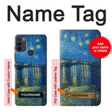 Motorola Moto G50 Hard Case Van Gogh Starry Night Over Rhone with custom name