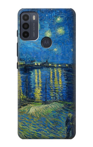 Motorola Moto G50 Hard Case Van Gogh Starry Night Over Rhone