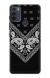 Motorola Moto G50 Hard Case Bandana Black Pattern
