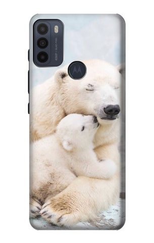 Motorola Moto G50 Hard Case Polar Bear Hug Family