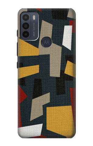 Motorola Moto G50 Hard Case Abstract Fabric Texture