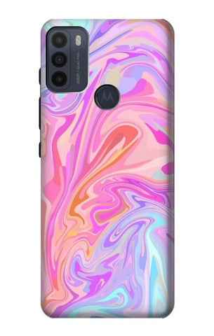 Motorola Moto G50 Hard Case Digital Art Colorful Liquid
