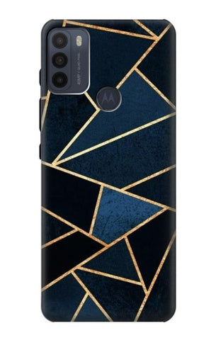 Motorola Moto G50 Hard Case Navy Blue Graphic Art