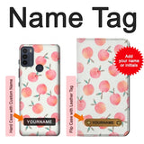 Motorola Moto G50 Hard Case Peach with custom name