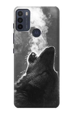 Motorola Moto G50 Hard Case Wolf Howling