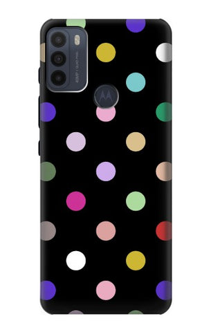 Motorola Moto G50 Hard Case Colorful Polka Dot