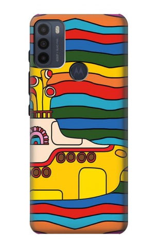 Motorola Moto G50 Hard Case Hippie Yellow Submarine