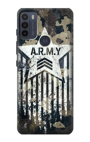 Motorola Moto G50 Hard Case Army Camo Camouflage