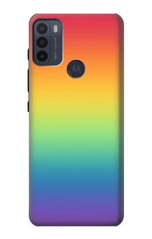 Motorola Moto G50 Hard Case LGBT Gradient Pride Flag