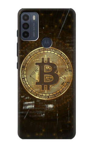 Motorola Moto G50 Hard Case Cryptocurrency Bitcoin