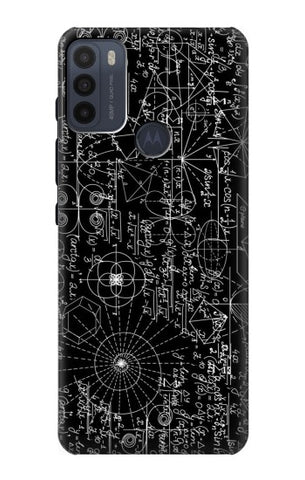 Motorola Moto G50 Hard Case Mathematics Blackboard
