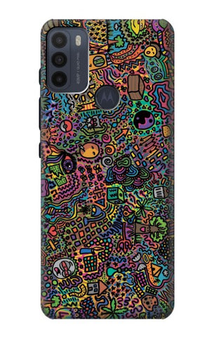 Motorola Moto G50 Hard Case Psychedelic Art