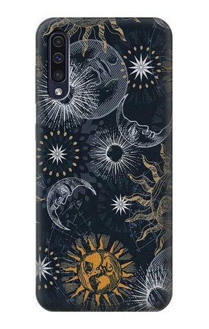 Samsung Galaxy A50, A50s Hard Case Moon and Sun