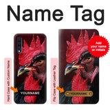 Samsung Galaxy A50, A50s Hard Case Chicken Rooster with custom name