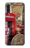 Samsung Galaxy A50, A50s Hard Case Vintage London British